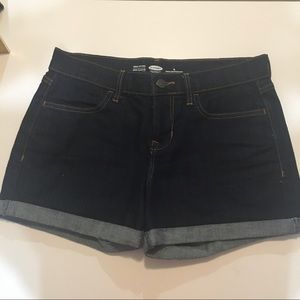 Old Navy Cuffed Denim Shorts; size 4